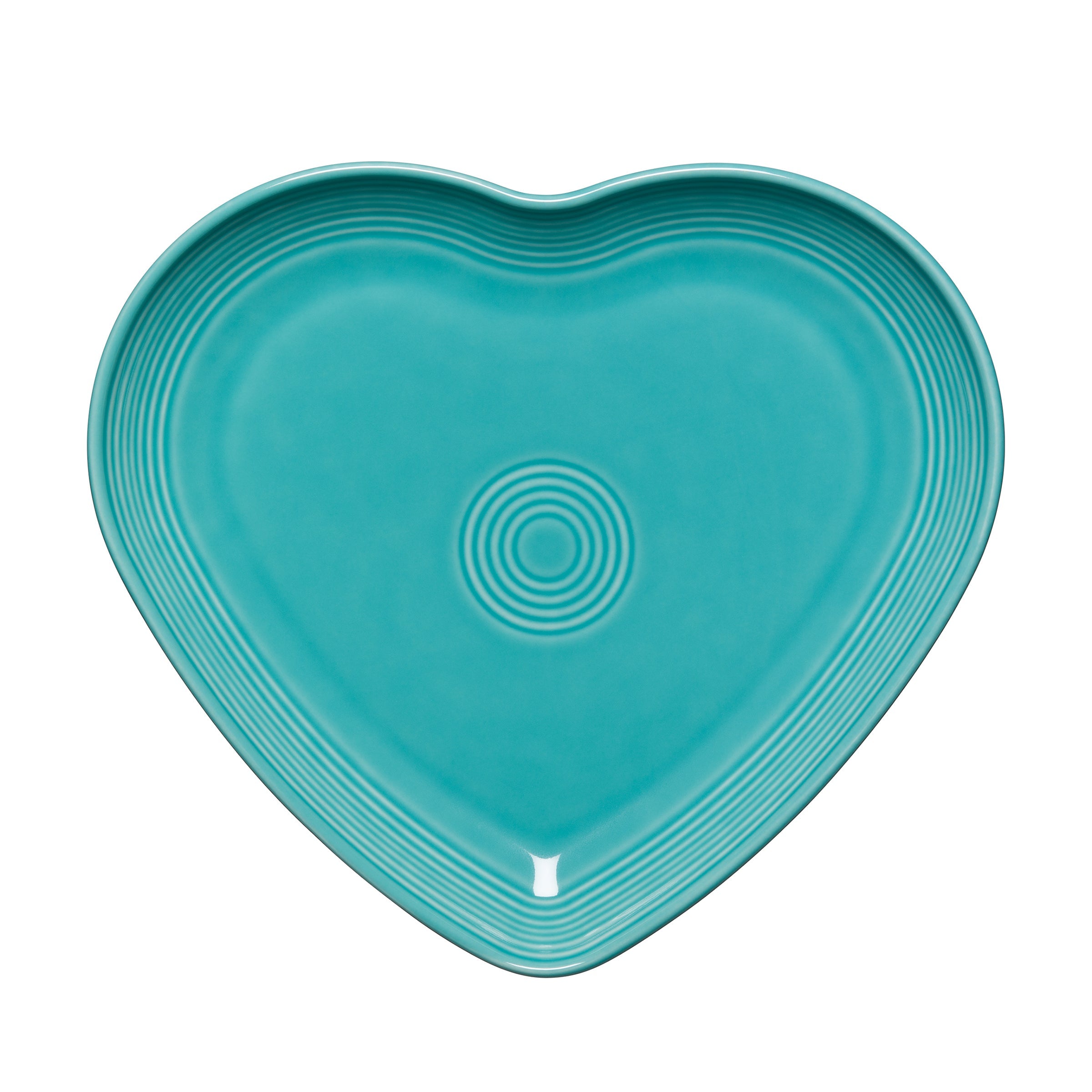 Fiesta Colorful Dinnerware - Retired Fiesta 9 Inch Heart Shaped Plate - Image 2