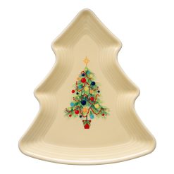Fiesta Colorful Dinnerware - Christmas Tree Tree Shaped Plate 10 1/8 Inch