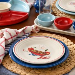 Alternative view of Fiesta Colorful Dinnerware - Americana Apple Pie Classic Rim 9 Inch Luncheon Plate