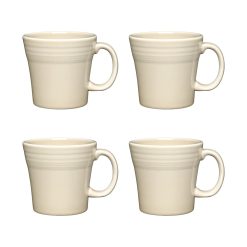 Fiesta Colorful Dinnerware - Linen 15 OZ Set of 4 Tapered Mugs