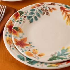 Alternative view of Fiesta Colorful Dinnerware - Autumn Fields Classic Rim 10 1/2 Inch Dinner Plate