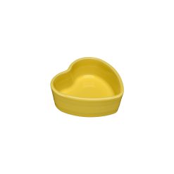 Fiesta Colorful Dinnerware - Retired Heart Shaped Ramekin 4 1/2 Inch