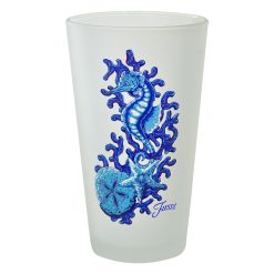 Alternative view of Fiesta Colorful Dinnerware - Retired 16 oz. Fiesta® Coastal Seahorse Frosted Cooler, Set of 4