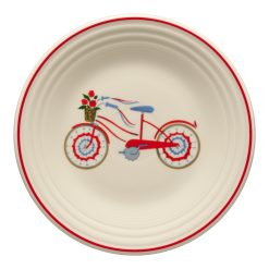 Fiesta Colorful Dinnerware - Americana Bicycle Classic Rim 9 Inch Luncheon Plate