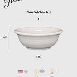 Alternative view of Fiesta Colorful Dinnerware - Foundry 5 Inch Fruit/Salsa Bowl 9 OZ