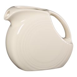 Fiesta Colorful Dinnerware - Linen Small Disk Pitcher
