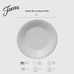 Alternative view of Fiesta Colorful Dinnerware - Lavender Classic Rim 9 Inch Luncheon Plate