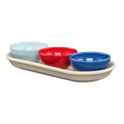 Fiesta Colorful Dinnerware - Americana Mixed Colors 4-Piece Condiment Set