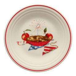 Fiesta Colorful Dinnerware - Americana Apple Pie Classic Rim 9 Inch Luncheon Plate