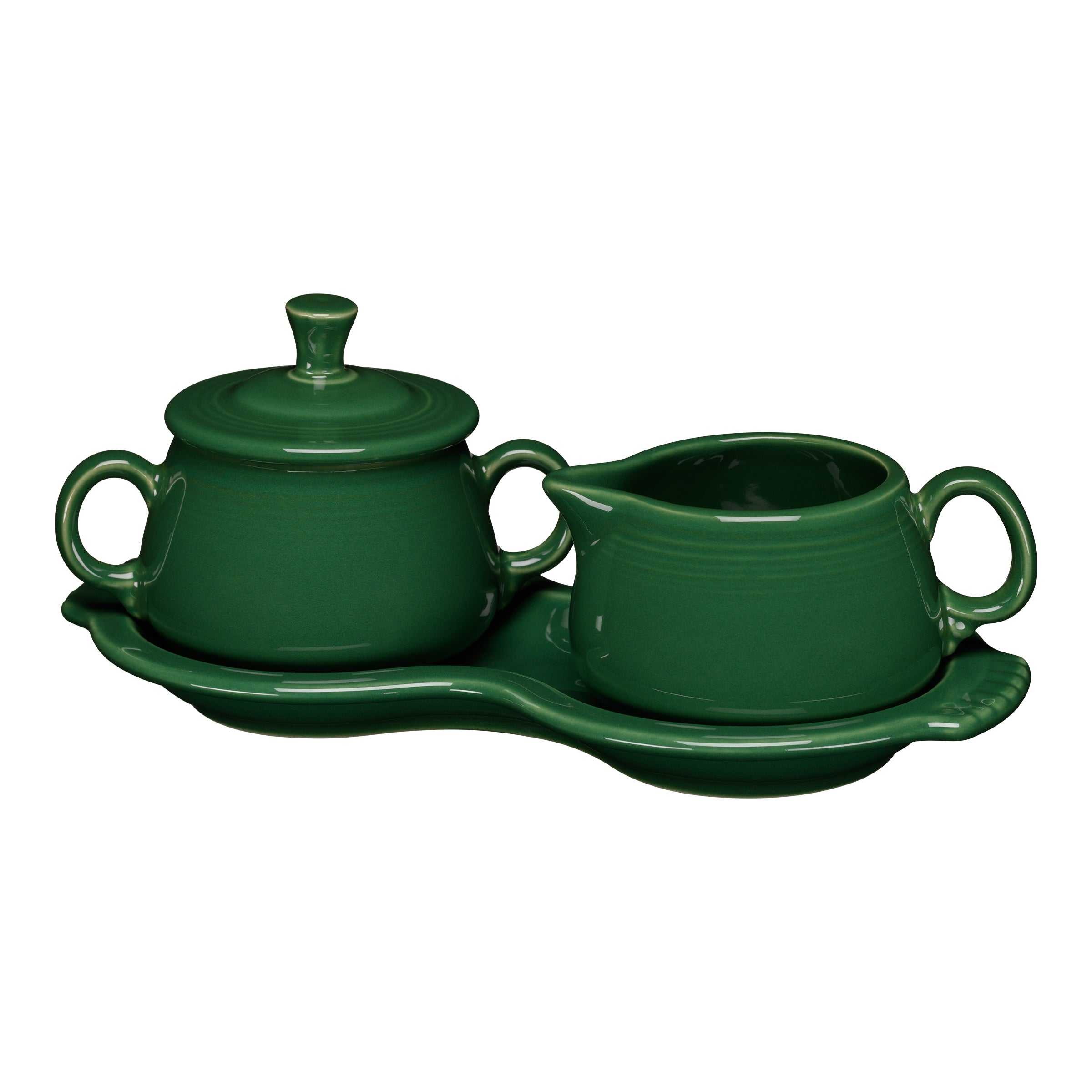 Fiesta Colorful Dinnerware - New Retired 4-Piece Sugar Bowl and Creamer Set with Tray - Image 8