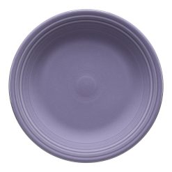 Fiesta Colorful Dinnerware - Lavender Classic Rim 10 1/2 Inch Dinner Plate