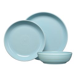Fiesta Colorful Dinnerware - Coupe Bowl 3-Piece Place Setting