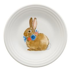 Fiesta Colorful Dinnerware - New Retired Breezy Floral Easter Classic Rim 9 Inch Luncheon Plate