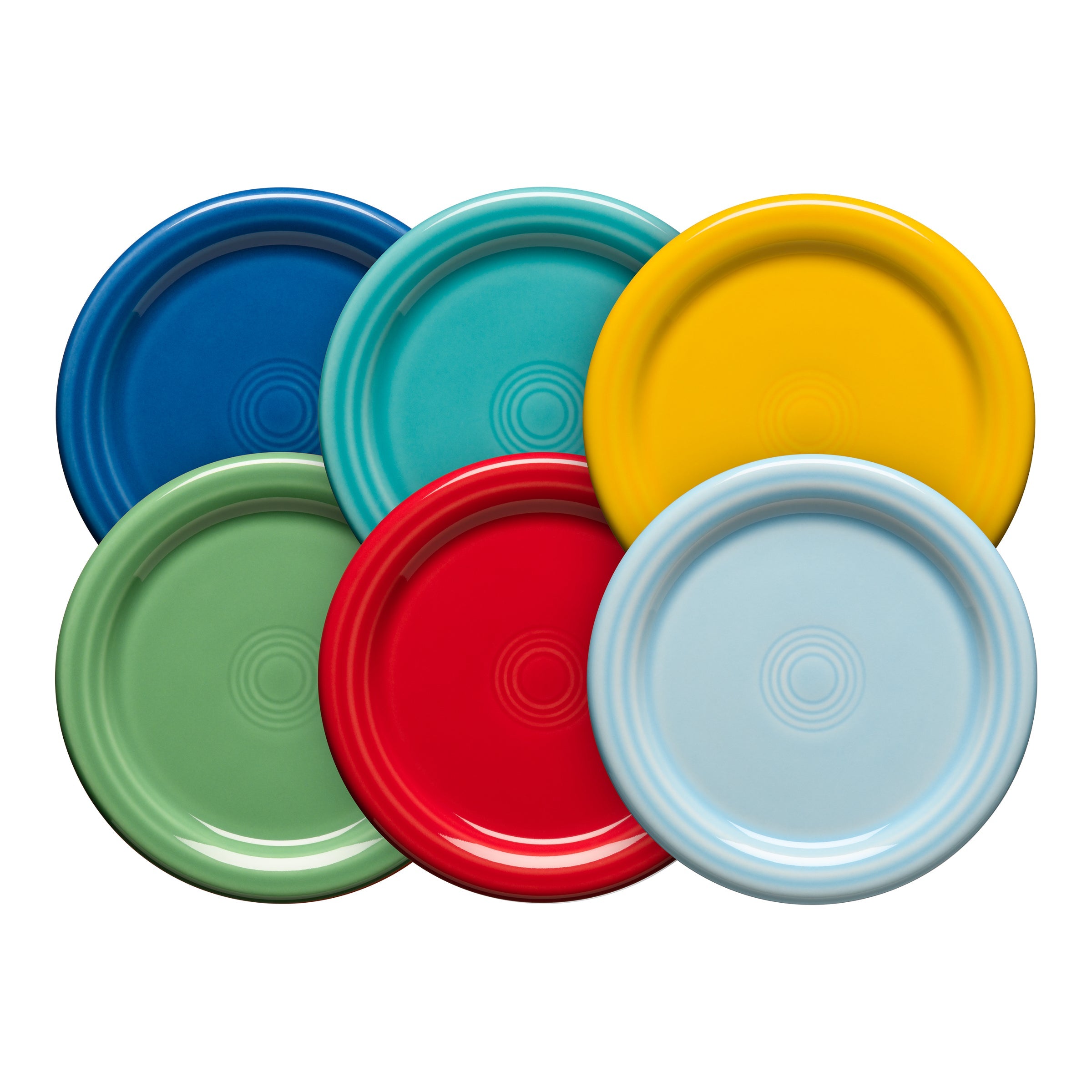 Fiesta Colorful Dinnerware - Vibrant 4 3/8 Inch Mixed Color Coaster and Mug Cover