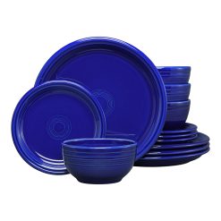 Fiesta Colorful Dinnerware - New Retired Bistro Coupe 12-Piece Dinnerware Set, Service for 4