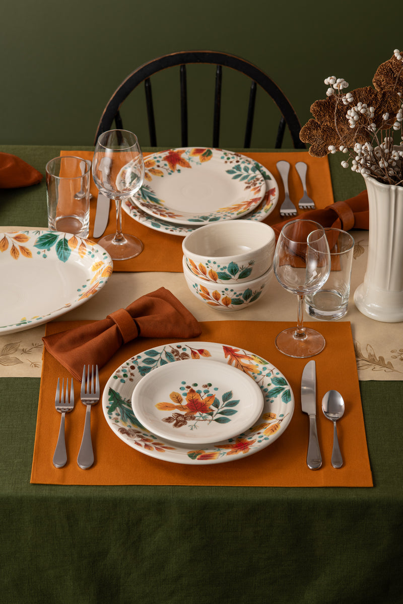 Fiesta Colorful Dinnerware - Autumn Fields Classic Rim 7 1/4 Inch Salad Plate - Image 2