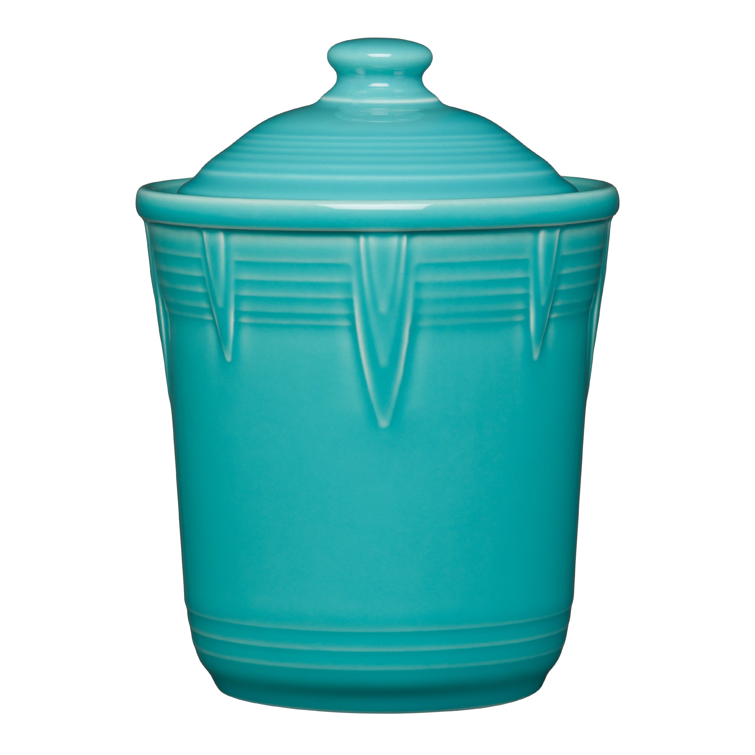 Fiesta Colorful Dinnerware - New Retired Fiesta 1 Quart Small Chevron Canister