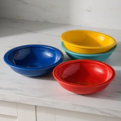 Alternative view of Fiesta Colorful Dinnerware - Mixed Vibrant Classic Rim 8 3/8-Inch 34OZ Pasta Bowls, Set of 4