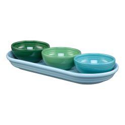Fiesta Colorful Dinnerware - Aegean Mixed Colors 4-Piece Condiment Set