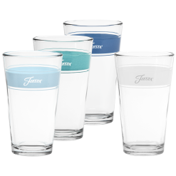 Fiesta Colorful Dinnerware - Coastal Blues 16 oz. Frame Cooler Mixed Color - Set of 4