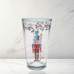 Alternative view of Fiesta Colorful Dinnerware - Nutcracker The Guardian 16 oz. Cooler Glass - Set of 4