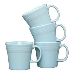 Fiesta Colorful Dinnerware - Sky 15 OZ Set of 4 Tapered Mugs