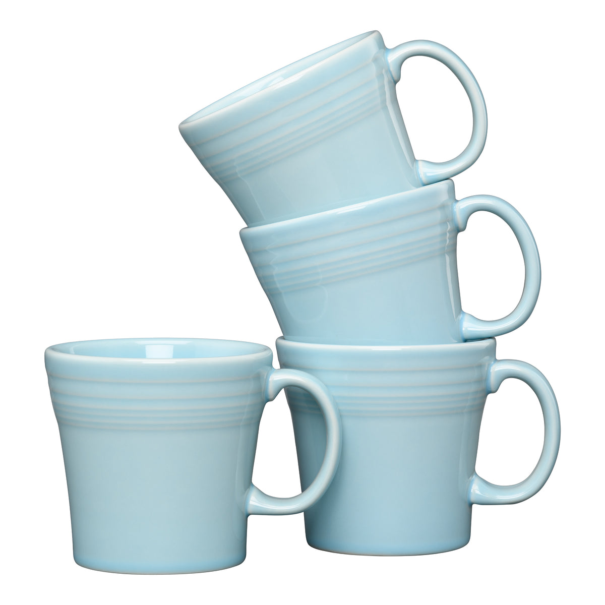 Fiesta Colorful Dinnerware - Sky 15 OZ Set of 4 Tapered Mugs