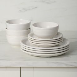 Alternative view of Fiesta Colorful Dinnerware - Bistro Coupe 12-Piece Dinnerware Set, Service for 4