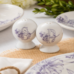 Alternative view of Fiesta Colorful Dinnerware - Botanical Floral Lavender 2 5/8 Inch Salt and Pepper Shaker Set