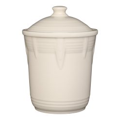 Fiesta Colorful Dinnerware - New Retired Linen Fiesta 2 Quart Medium Chevron Canister