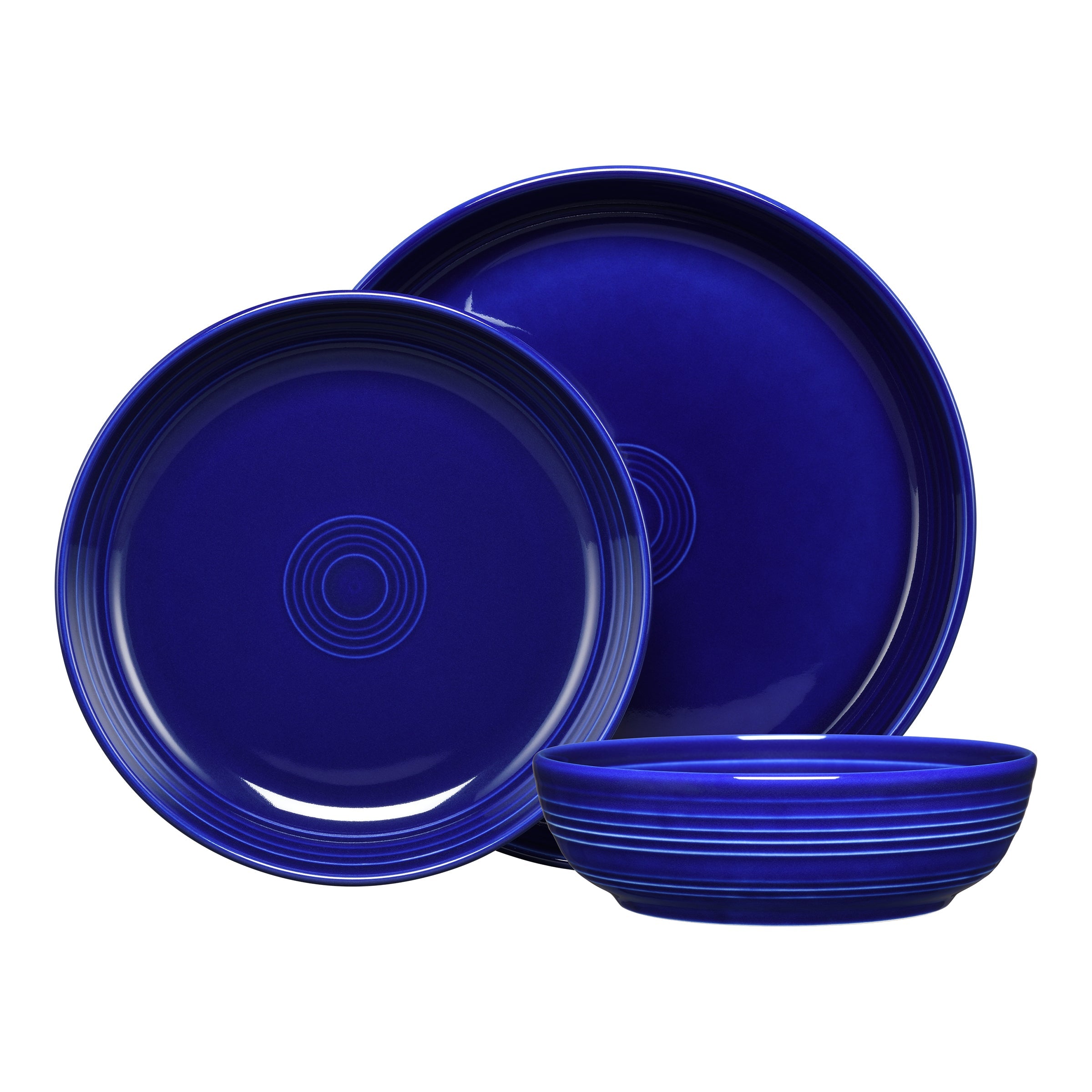 Fiesta Colorful Dinnerware - New Retired Coupe Bowl 3-Piece Place Setting - Image 2