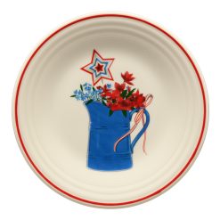 Fiesta Colorful Dinnerware - Americana Farmhouse Pitcher Classic Rim 9 Inch Luncheon Plate