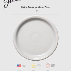 Alternative view of Fiesta Colorful Dinnerware - New Retired Bistro Coupe 9 Inch Luncheon Plate