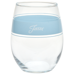 Alternative view of Fiesta Colorful Dinnerware - 15 oz. Fiesta® Frame Stemless Wine Sky, Set of 4