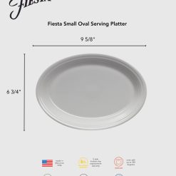 Alternative view of Fiesta Colorful Dinnerware - New Retired Fiesta 9 5/8 Inch Small Oval Serving Platter